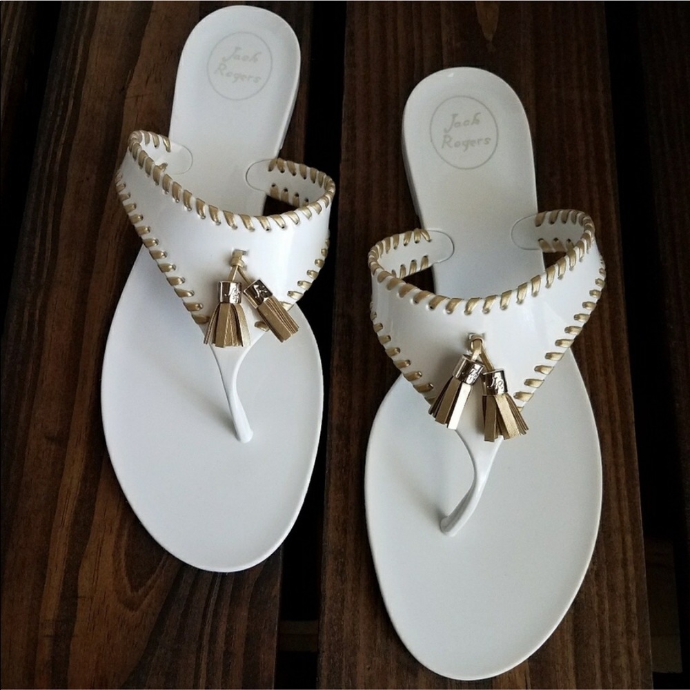 NWOT tags Jack Rogers “Alana” Tassel jelly sandal